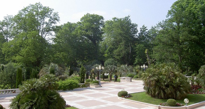 Jardin des thermes, Cambo les Bains 